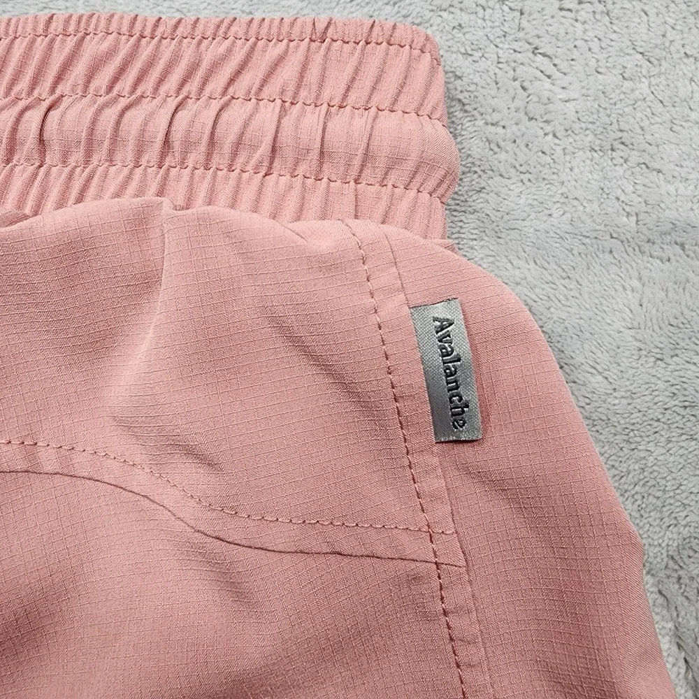 Avalanche Shorts Womens S Pink Elastic Waist Hiking Lightweight Stretch Outdoor